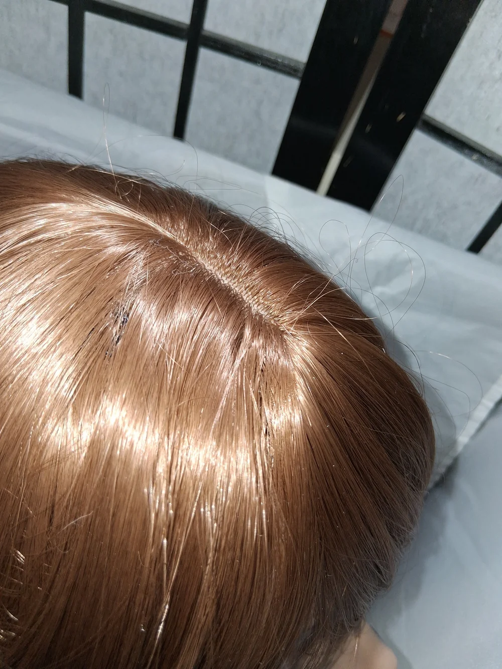 Source Unknown Brown Straight Bob Wig with Bangs